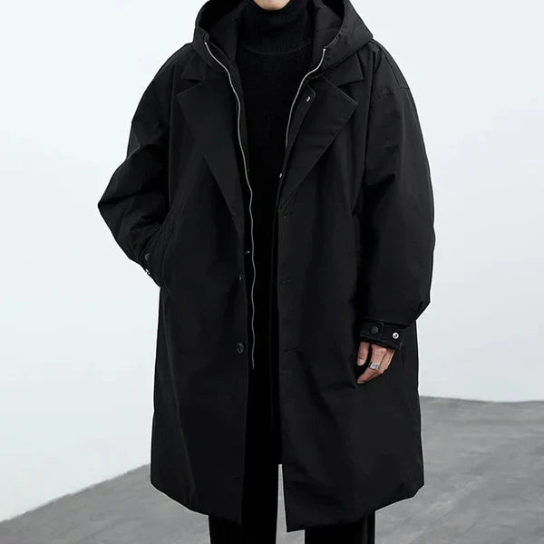 Zevric | Hochwertige, wasserdichte Schutzjacke mit Kapuze, strapazierfähige Outdoor-Jacke