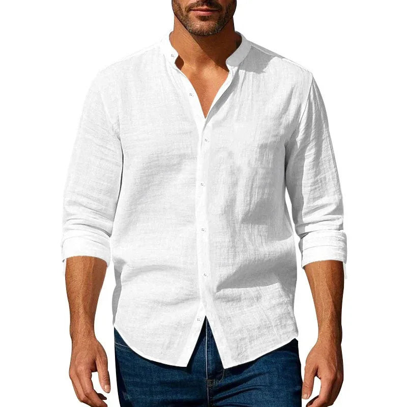 Sano | Herenoverhemd met relaxte pasvorm – Casual en stijlvol overhemd met knopen