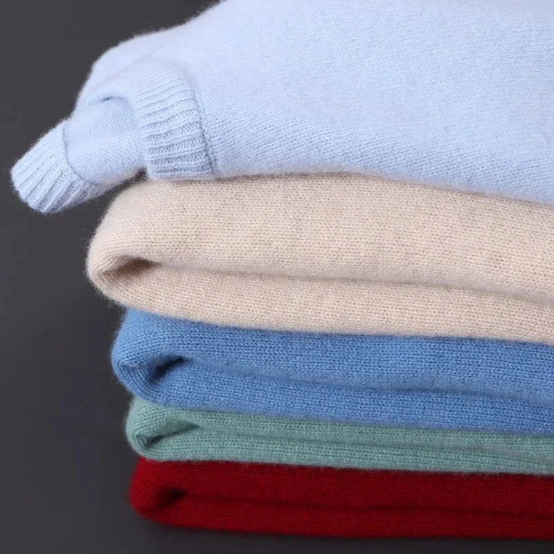Fionara | Pull en laine à col rond pour femme – Tricot confortable, doux et chaud