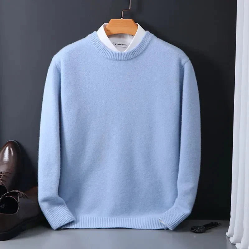 Fionara | Pull en laine à col rond pour femme – Tricot confortable, doux et chaud