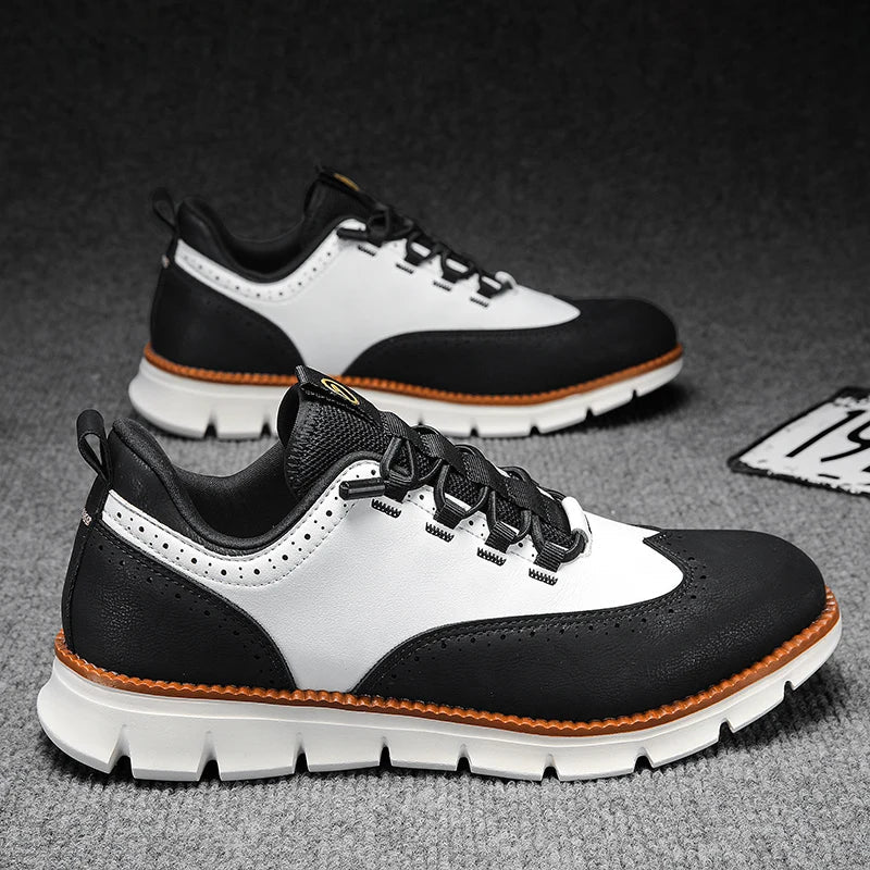 Apex | Heren schoenen van echt leer met veters, elegante zakelijke en smart casual schoenen