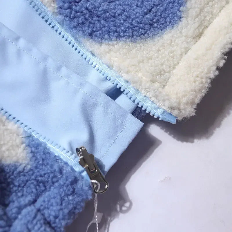 Amariel | Omkeerbaar jasje met hartjesprint voor dames – Comfortabele, lichtgewicht casual bovenkleding