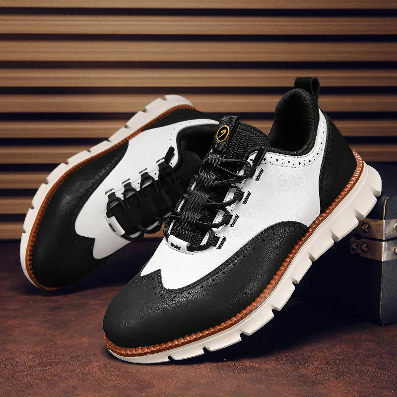 Apex | Heren schoenen van echt leer met veters, elegante zakelijke en smart casual schoenen