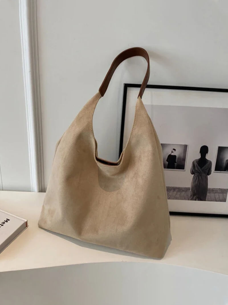 Suédique | Sac en daim simple et élégant
