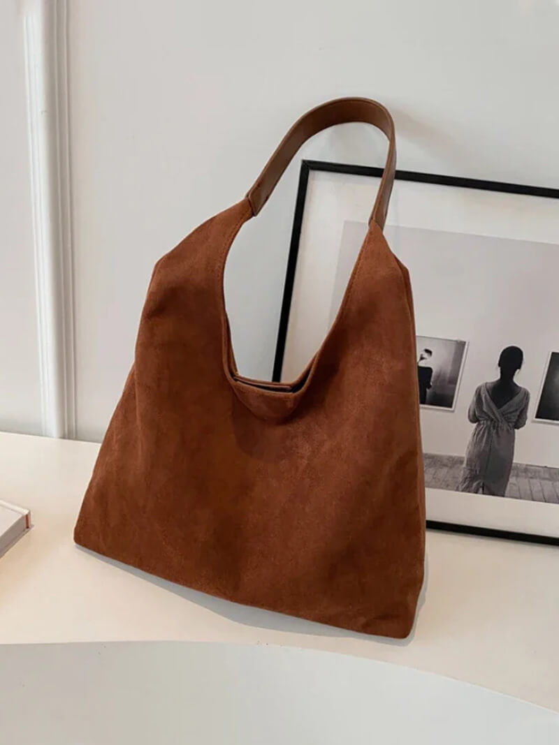 Suédique | Sac en daim simple et élégant
