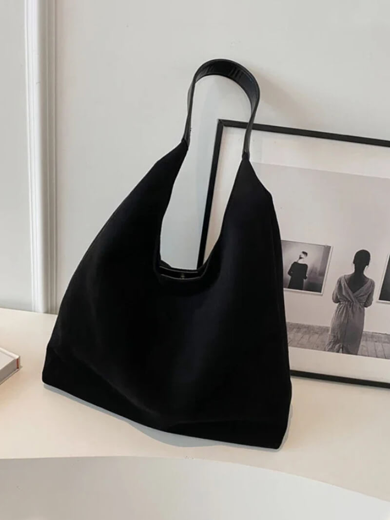 Suédique | Sac en daim simple et élégant