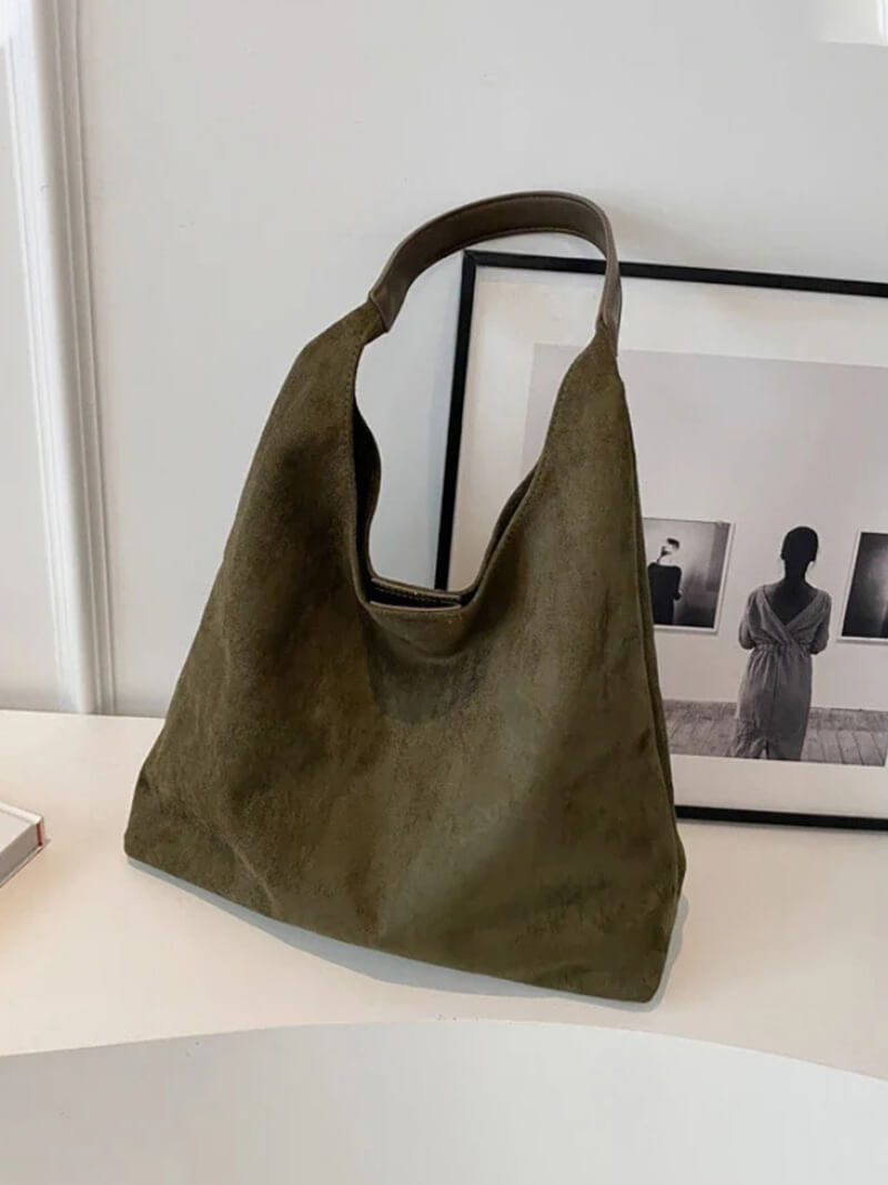 Suédique | Sac en daim simple et élégant