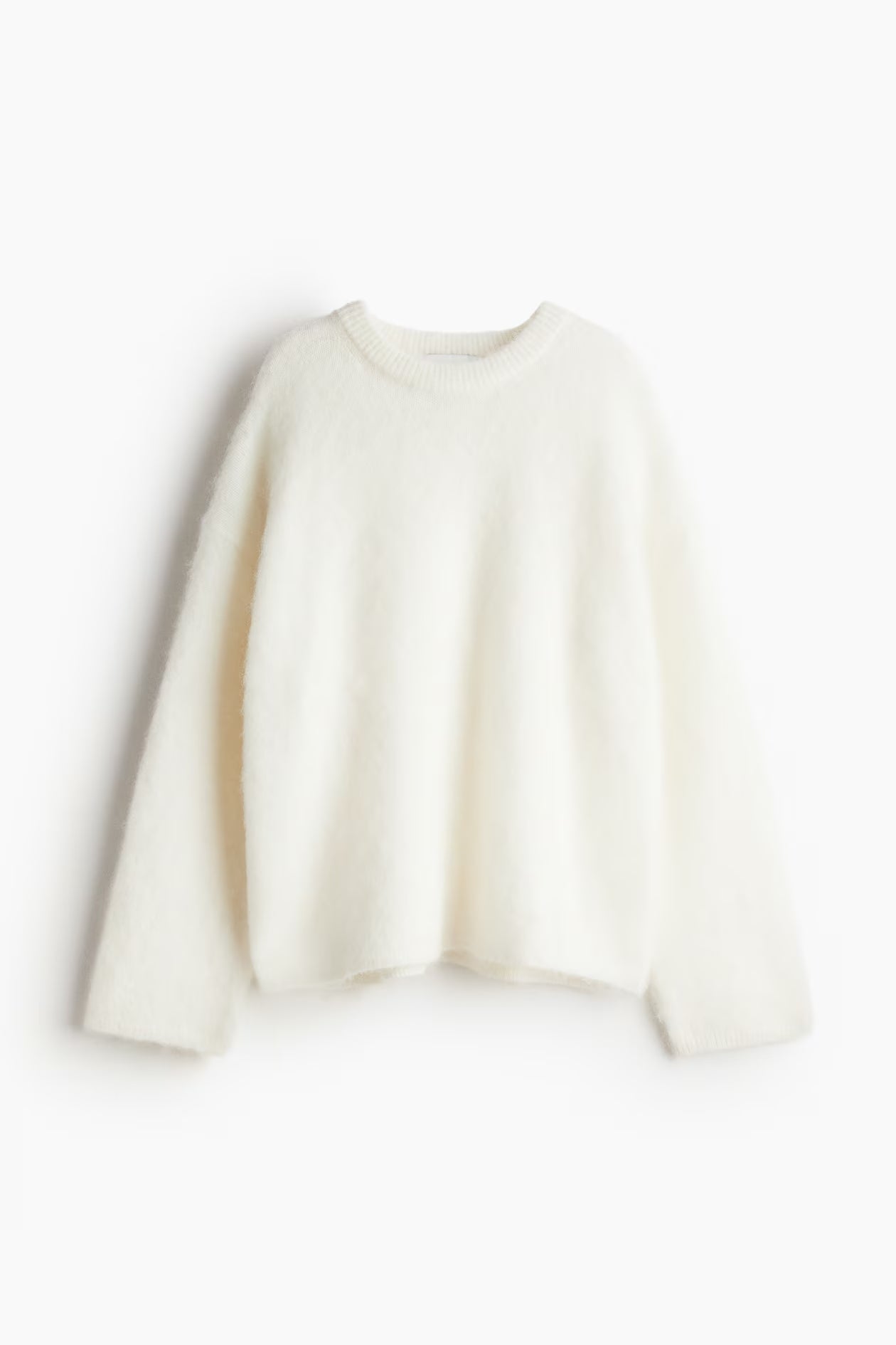 Annemiek | Damen-Mohairpullover – weicher Strickpullover mit Rundhalsausschnitt, warmes und elegantes Oberteil für den Winter