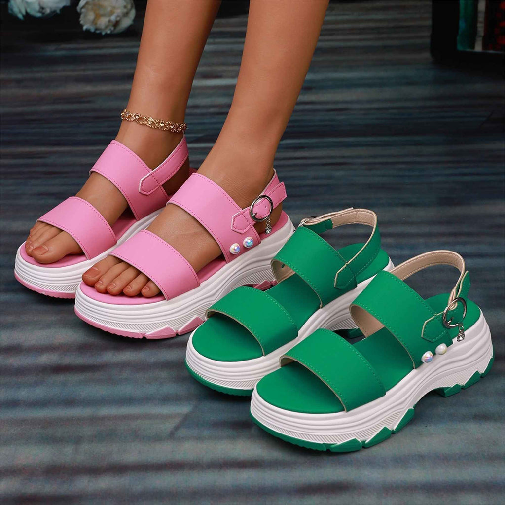 Talira | Dames Actieve Sandalen met Dubbele Band, Gevoerde Schokabsorberende Zool