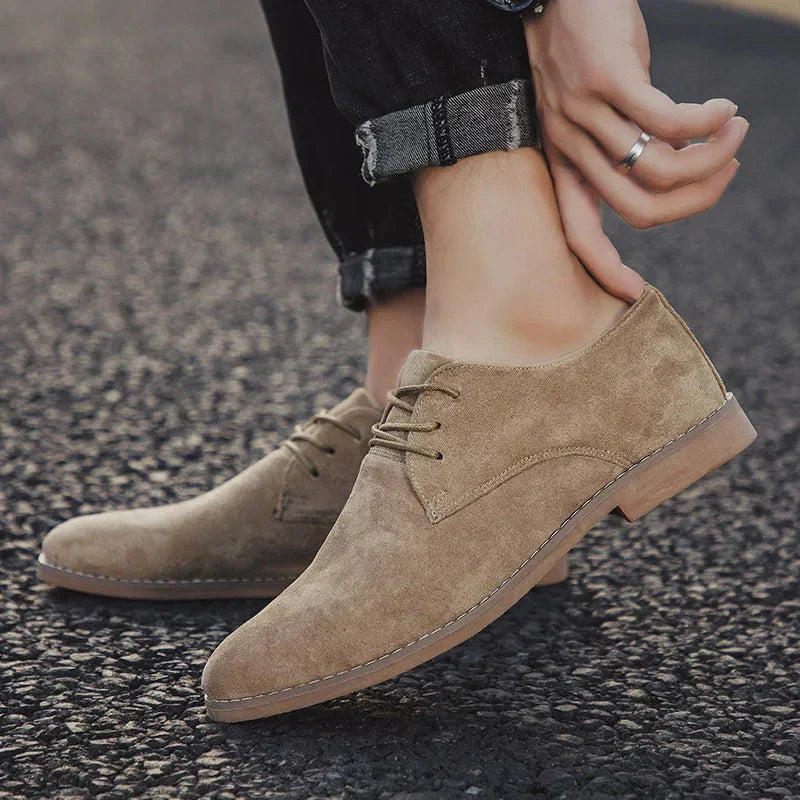 Vjekoslav | Chaussures Oxford en daim pour homme - Élégantes, légères et confortables toute la journée