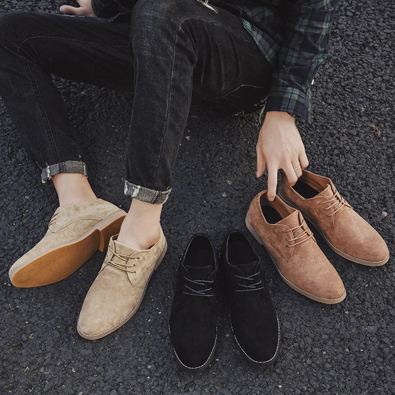 Vjekoslav | Chaussures Oxford en daim pour homme - Élégantes, légères et confortables toute la journée