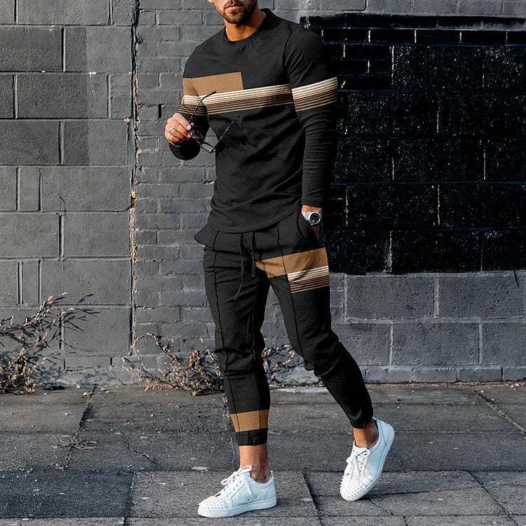 Orlin | Survêtement élégant pour homme - Haut à manches longues et pantalon, vêtements de sport décontractés