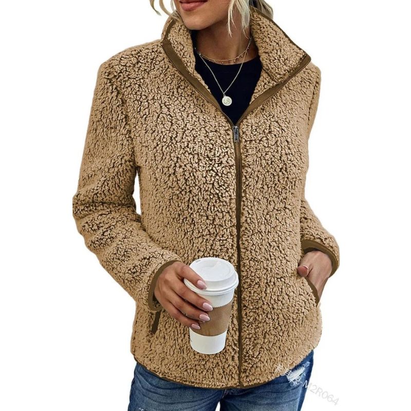 Lyraelle | Veste polaire d'hiver pour femme – Veste décontractée chaude et légère