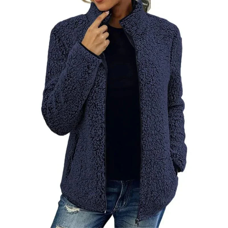 Lyraelle | Veste polaire d'hiver pour femme – Veste décontractée chaude et légère