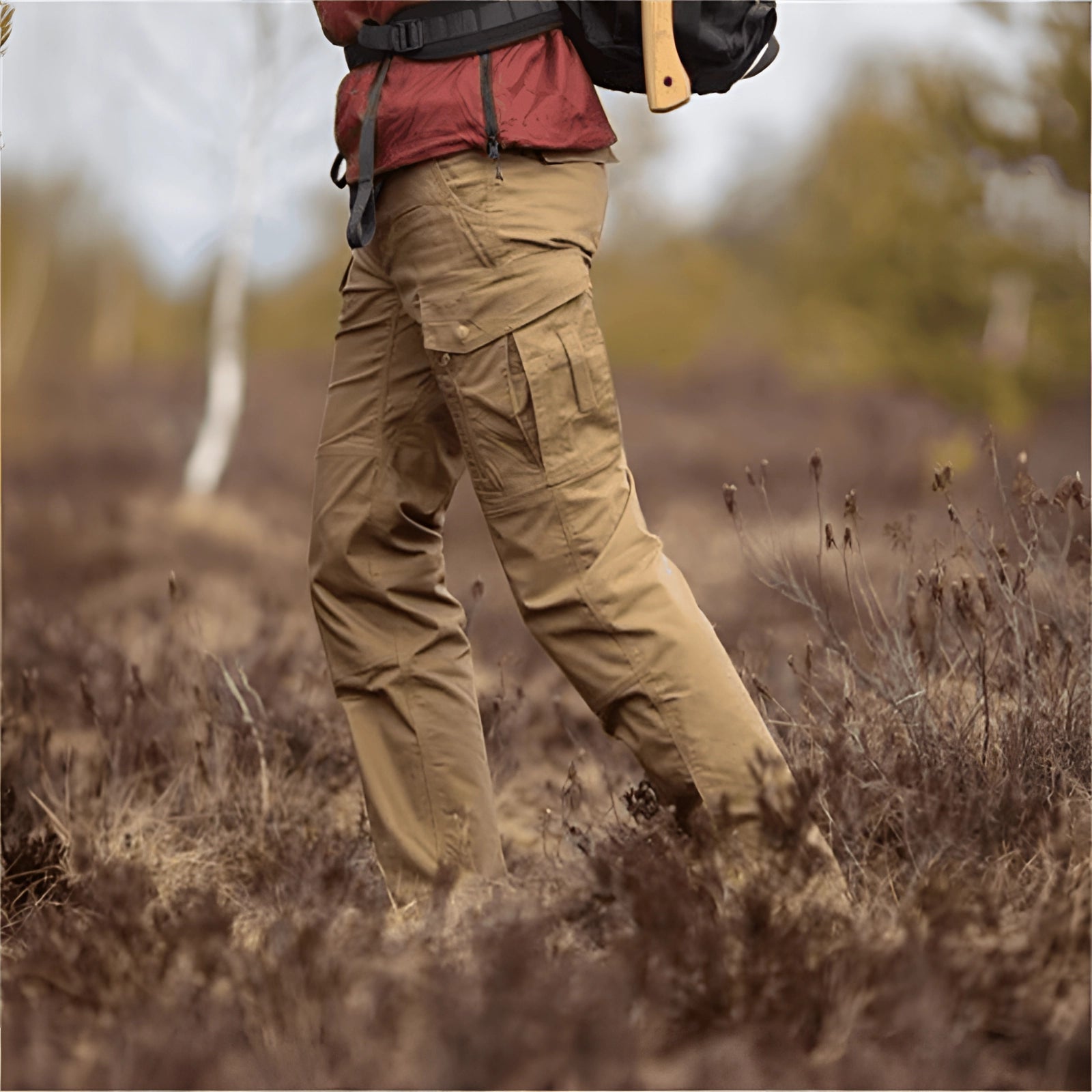 Worrin | Taktische Cargohose für Herren – Atmungsaktiv, Outdoor, mit vielen Taschen, strapazierfähig, im Militärstil