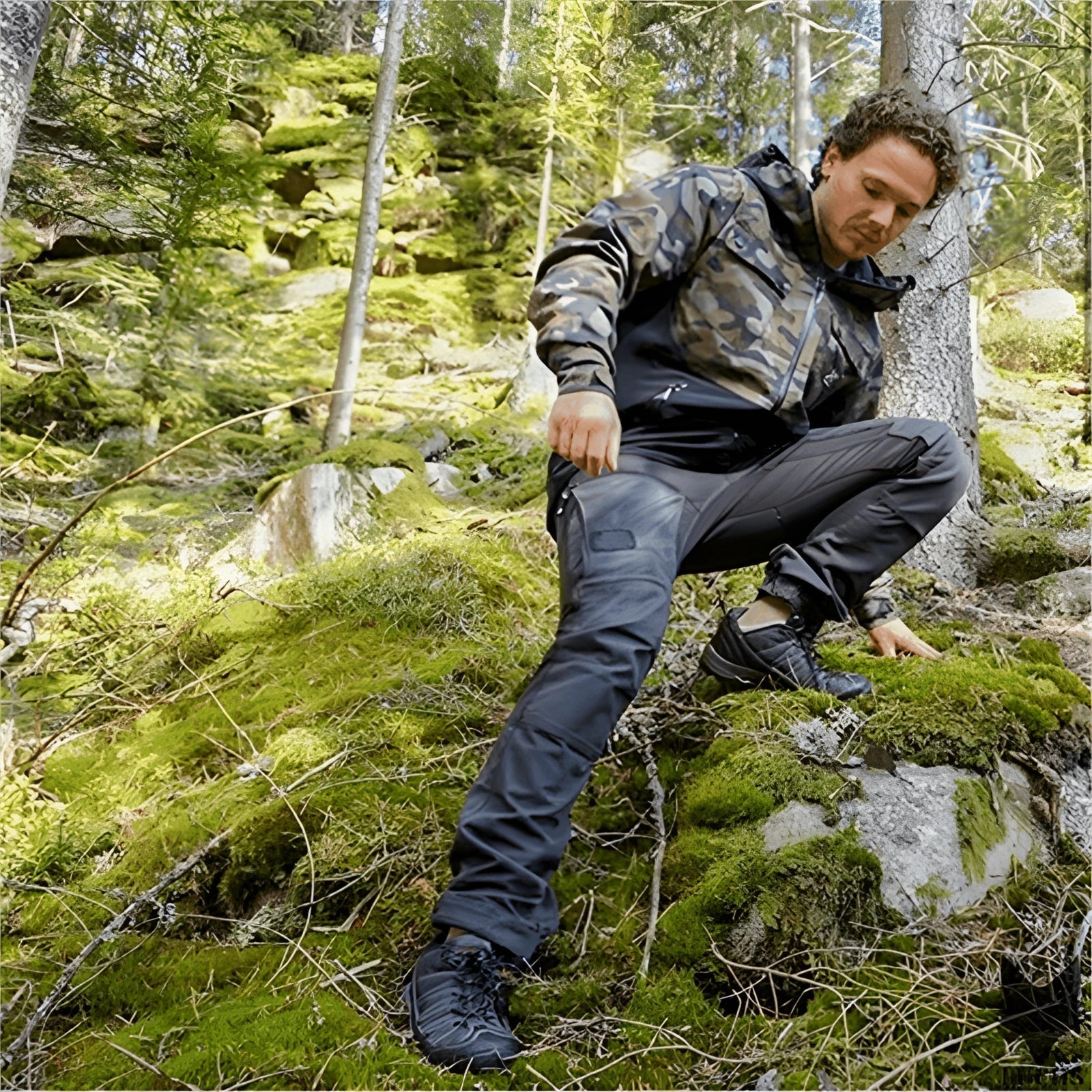 Worrin | Taktische Cargohose für Herren – Atmungsaktiv, Outdoor, mit vielen Taschen, strapazierfähig, im Militärstil