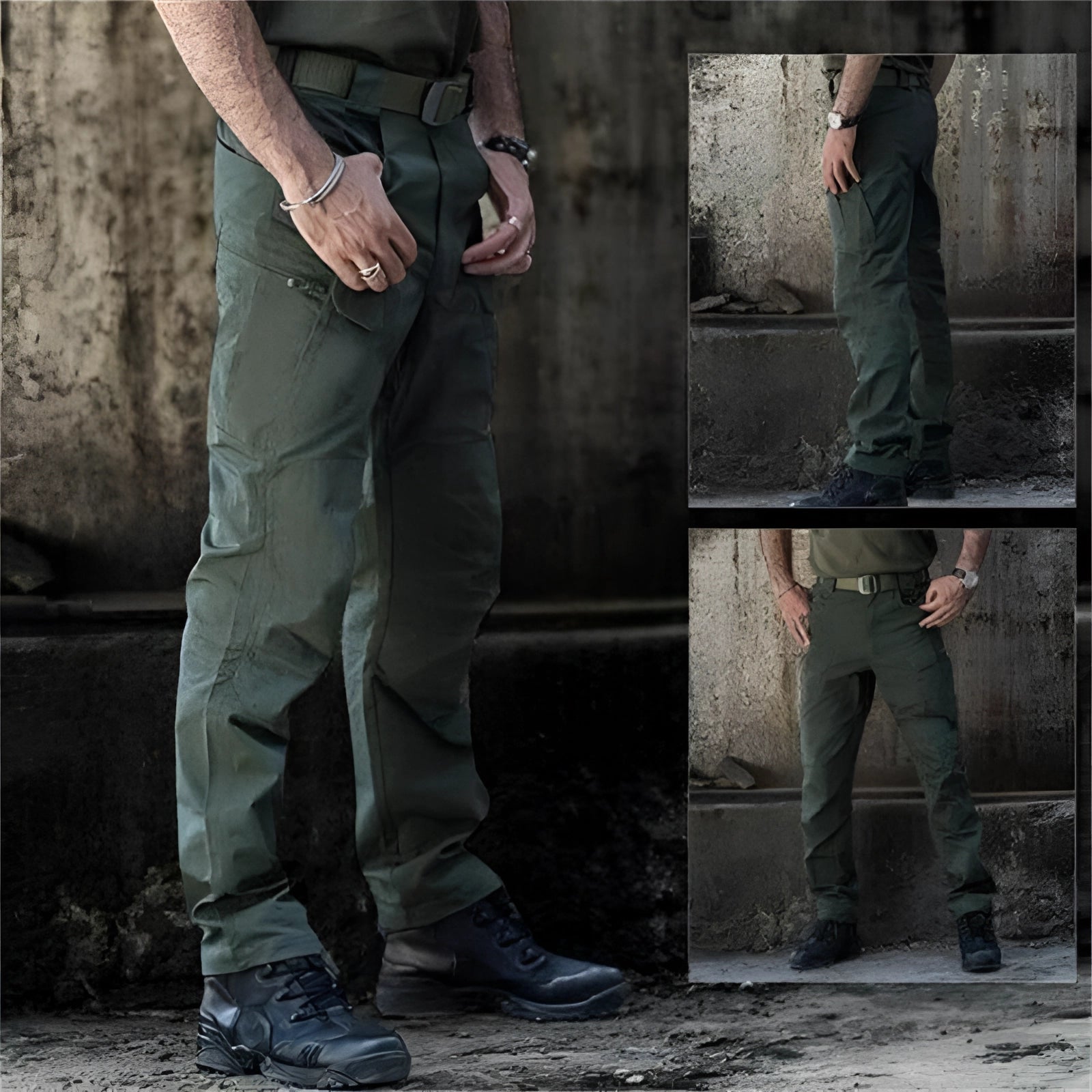 Worrin | Taktische Cargohose für Herren – Atmungsaktiv, Outdoor, mit vielen Taschen, strapazierfähig, im Militärstil