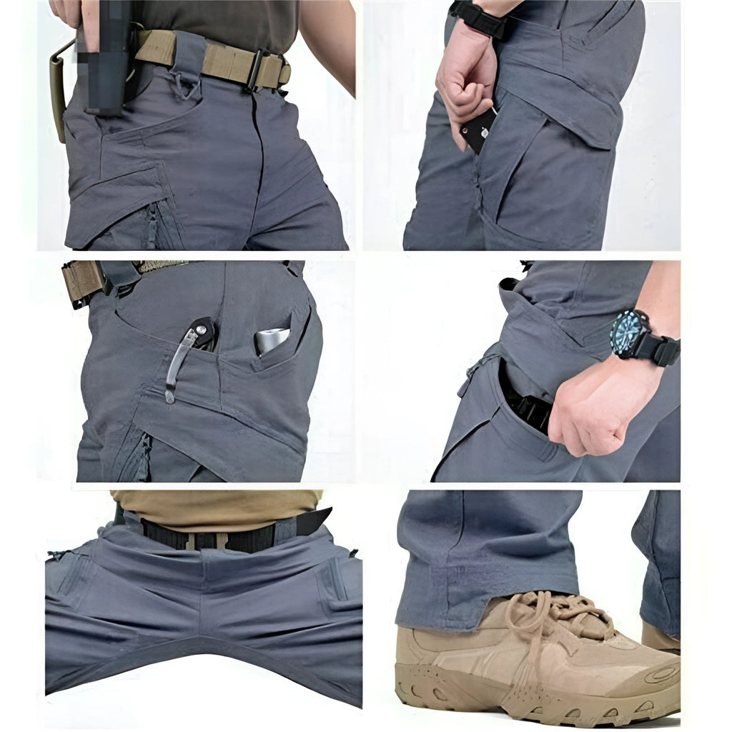 Worrin | Taktische Cargohose für Herren – Atmungsaktiv, Outdoor, mit vielen Taschen, strapazierfähig, im Militärstil
