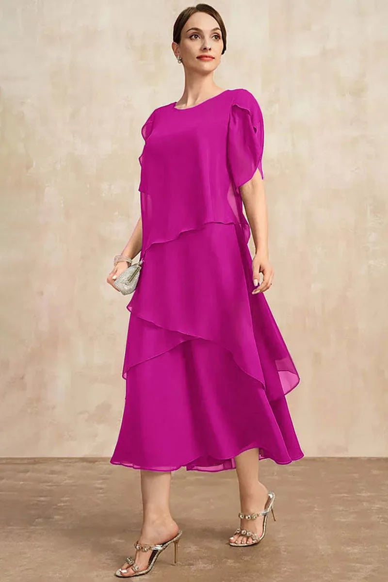 Aviayn | Casual modejurk voor dames – elegante winter midi jurk met lange mouwen