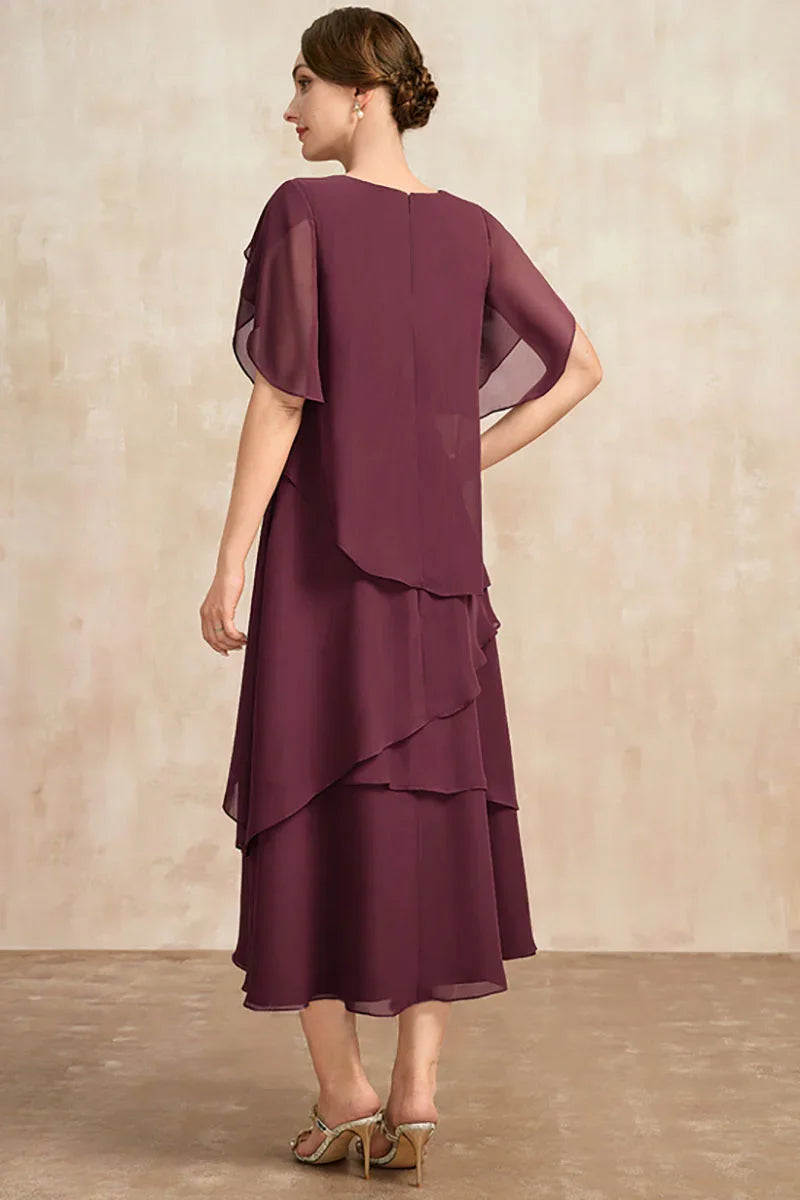 Aviayn | Casual modejurk voor dames – elegante winter midi jurk met lange mouwen