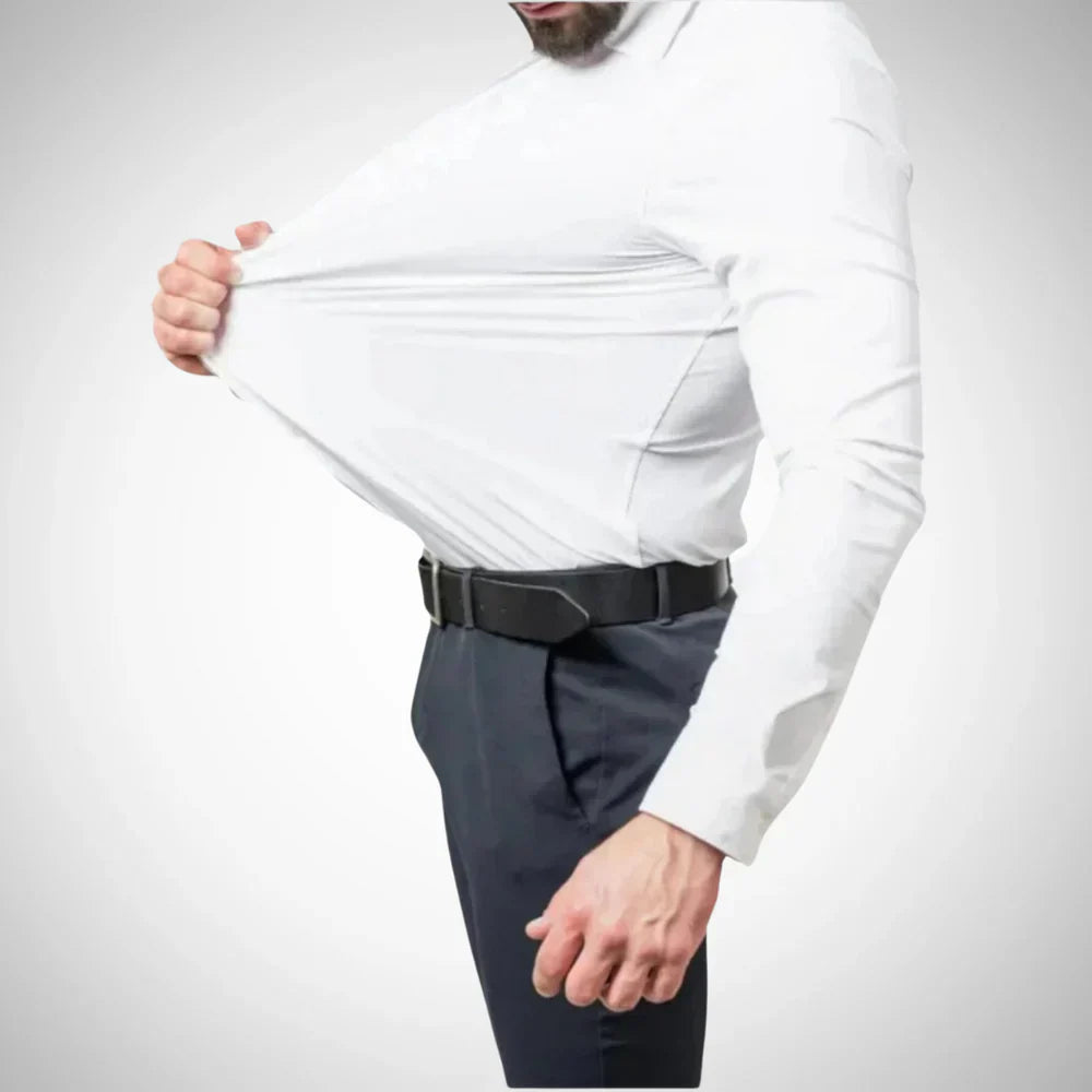 Orlanis | Heren shirt met lange mouwen – Casual katoenen top, comfortabel shirt voor dagelijks gebruik en op reis