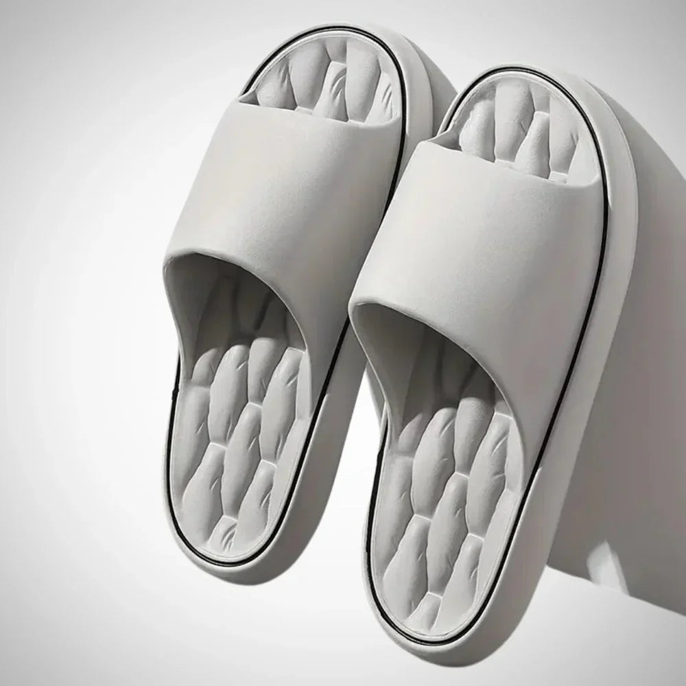 Dovrix | Cloud-Like Pillow Slides voor heren – zachte, gewatteerde instapsandalen