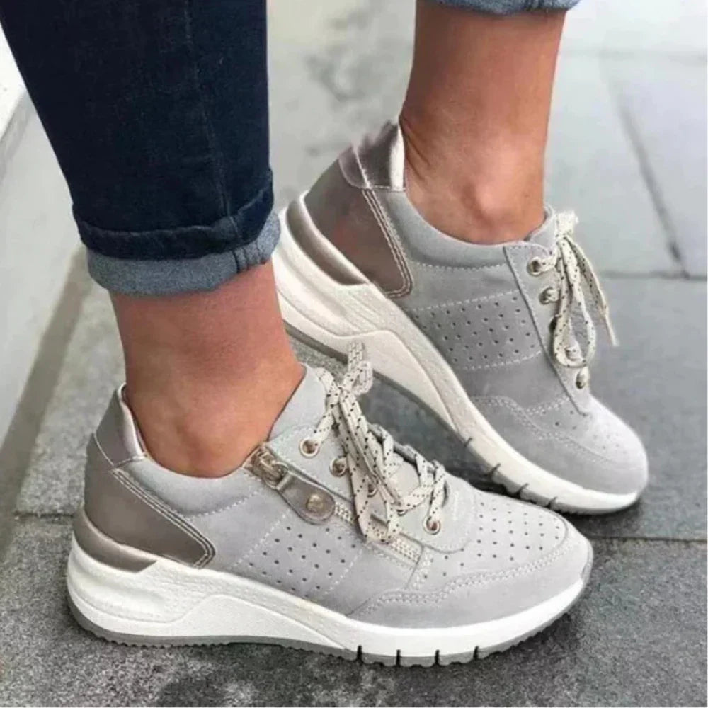 Lioraen | Trendy damessneakers – Stijlvolle casual veterschoenen