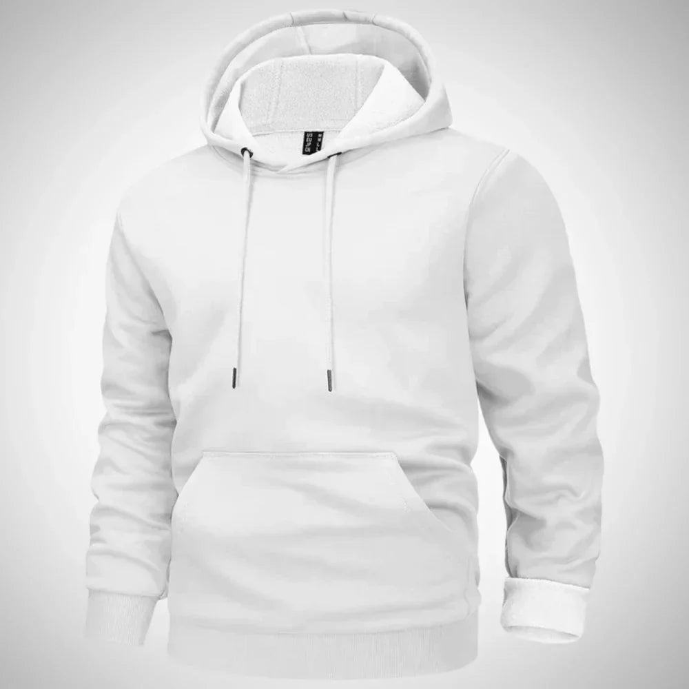 Nyron | Herenhoodie met fleecevoering – Comfortabele, warme trui voor casual gelegenheden