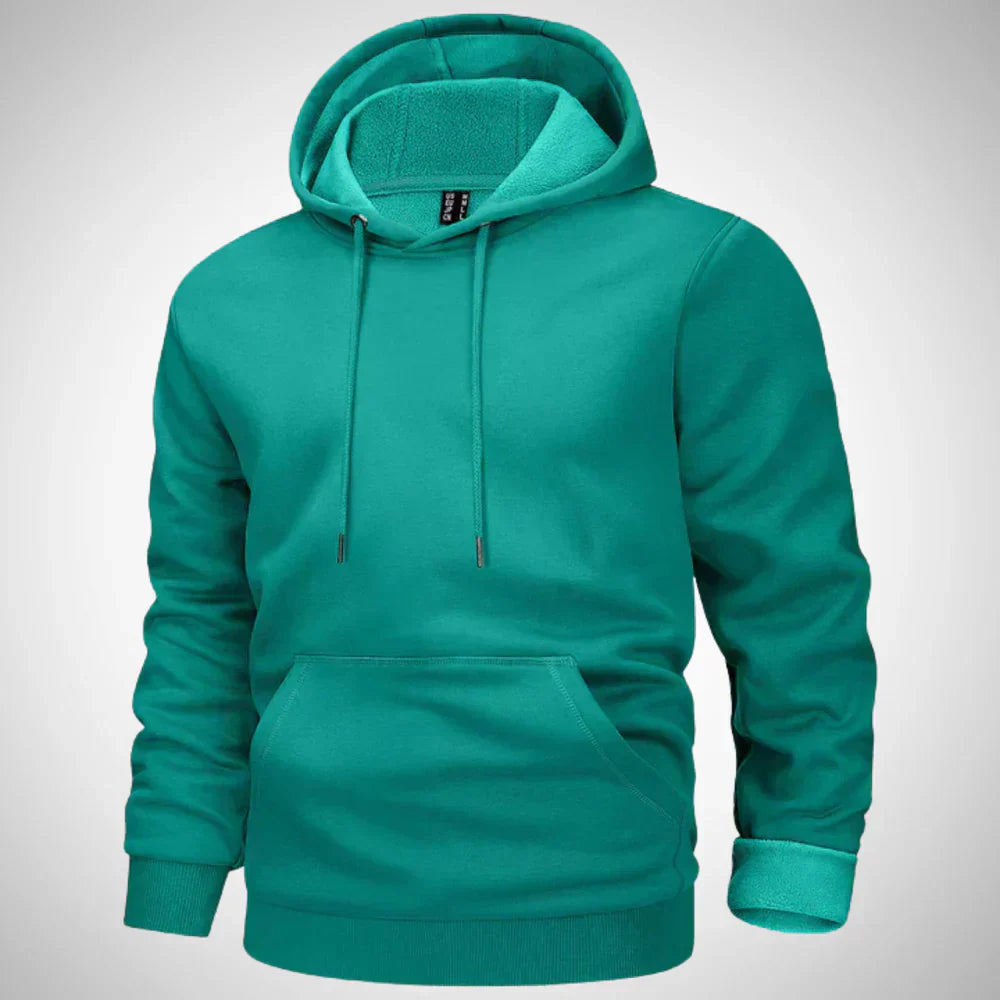 Nyron | Herenhoodie met fleecevoering – Comfortabele, warme trui voor casual gelegenheden