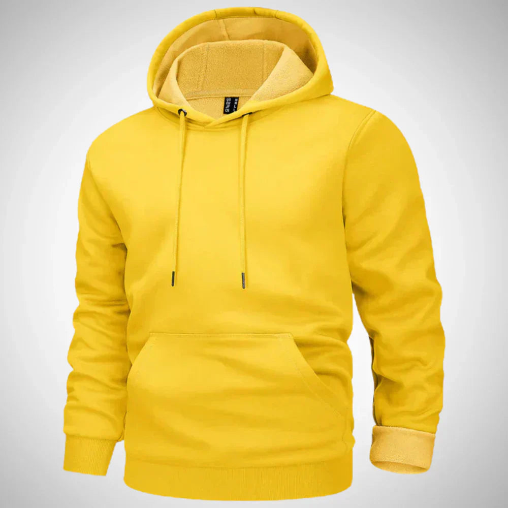 Nyron | Herenhoodie met fleecevoering – Comfortabele, warme trui voor casual gelegenheden