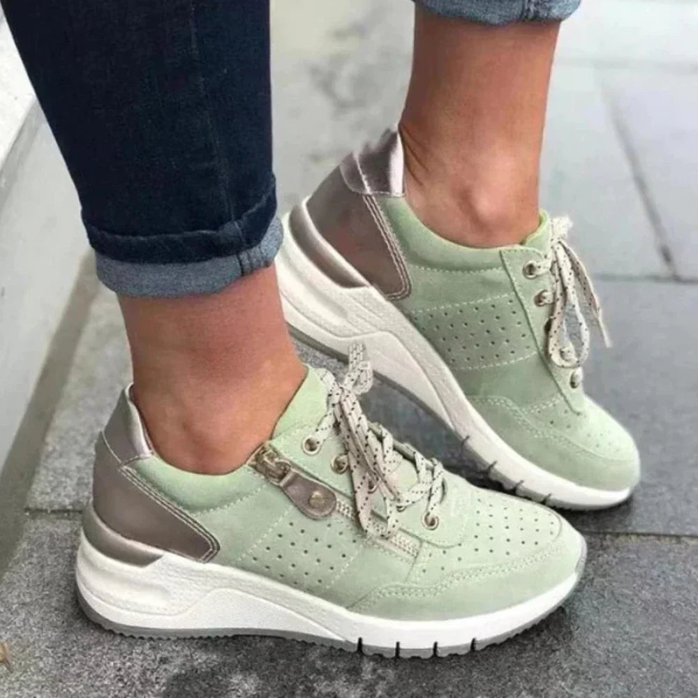 Lioraen | Trendy damessneakers – Stijlvolle casual veterschoenen