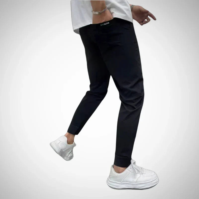 Brevian | Flexibele cargobroek voor heren – Slanke stretchbroek in utility-stijl