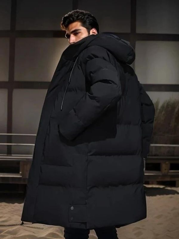 Faelan | Veste d'hiver pour homme avec capuche – rembourrée, déperlante, coupe-vent et thermiquement isolée