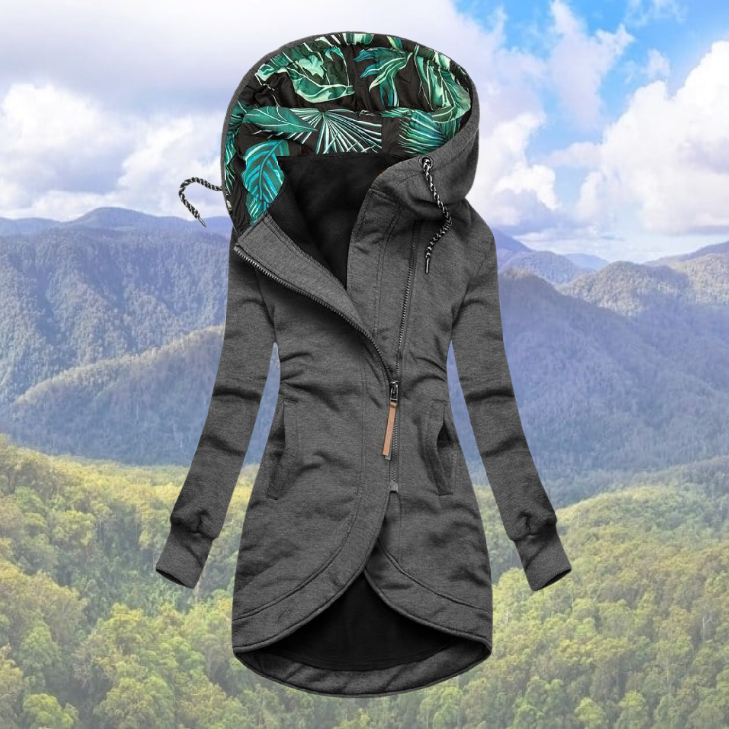 Dorotea | Veste d'hiver imperméable à capuche pour femme – Chaude, isolée et décontractée pour les activités de plein air