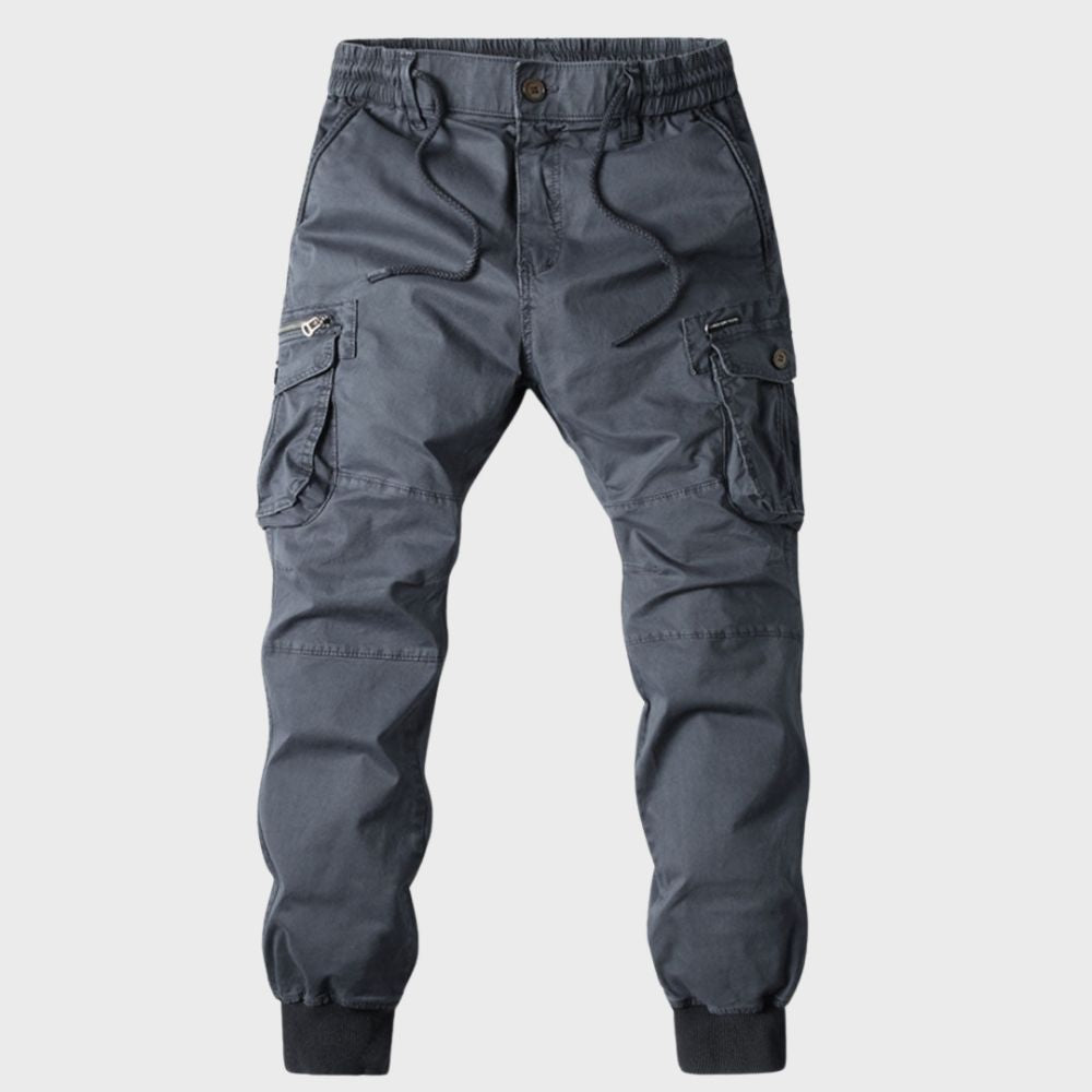 Peren | Heren cargobroek – slim fit joggers met zakken, casual comfortabele draagbroekHeren cargobroek – slim fit joggers met zakken, casual comfortabele draagbroek