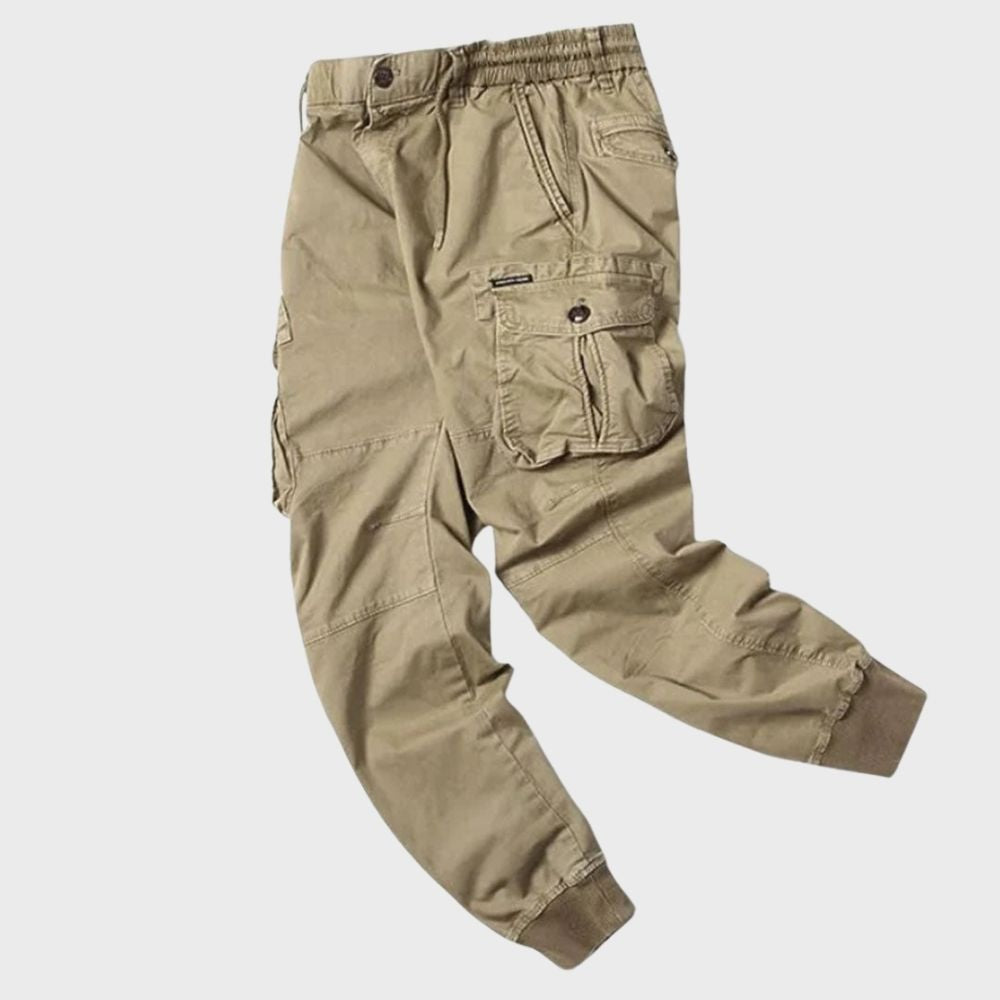 Peren | Heren cargobroek – slim fit joggers met zakken, casual comfortabele draagbroekHeren cargobroek – slim fit joggers met zakken, casual comfortabele draagbroek