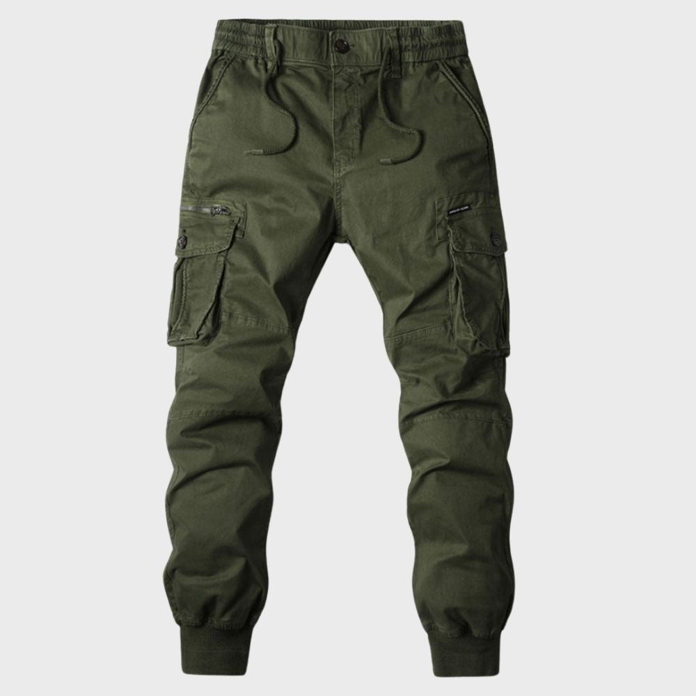 Peren | Heren cargobroek – slim fit joggers met zakken, casual comfortabele draagbroekHeren cargobroek – slim fit joggers met zakken, casual comfortabele draagbroek