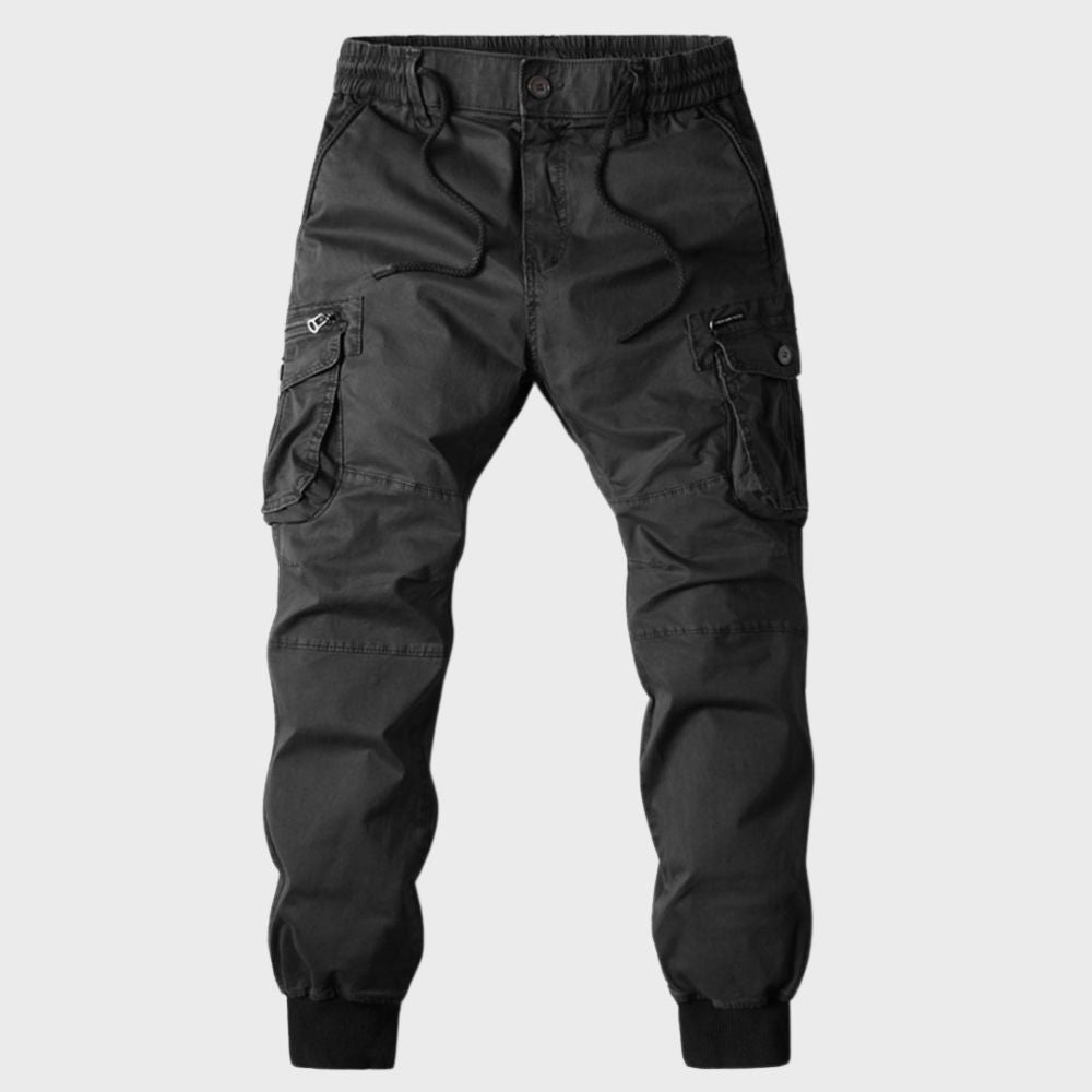 Peren | Heren cargobroek – slim fit joggers met zakken, casual comfortabele draagbroekHeren cargobroek – slim fit joggers met zakken, casual comfortabele draagbroek