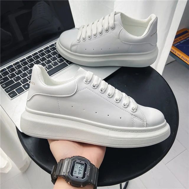 MonoKick | Baskets blanches pour homme - Chaussures confortables et élégantes