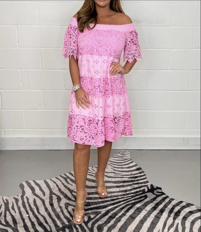 Selynn | Stijlvolle elegante jurk voor dames – midi-jurk met lange mouwen