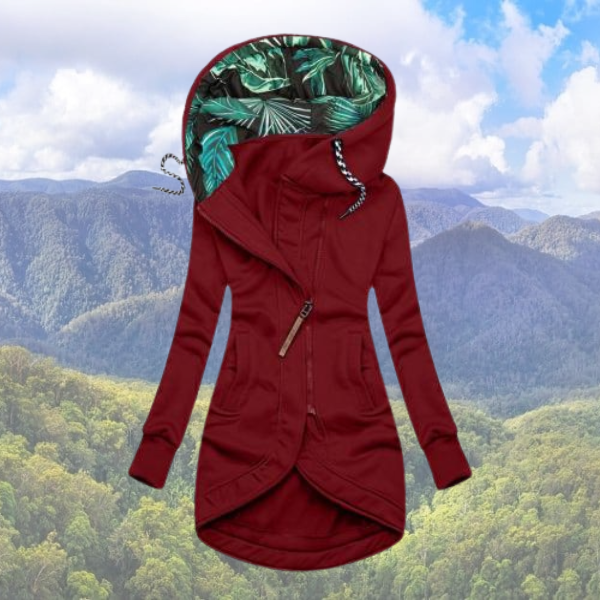 Dorotea | Veste d'hiver imperméable à capuche pour femme – Chaude, isolée et décontractée pour les activités de plein air