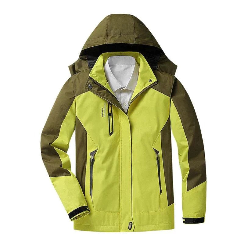 Amiara | Dames outdoorjas – Waterdichte, winddichte winterjas met afneembare capuchon