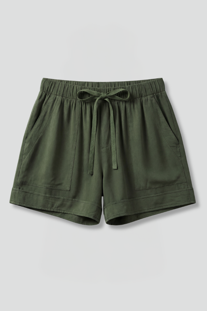 Thirielle | Dames Shorts met Trekkoord – Relaxte Pasvorm, Elastische Taille, Casual Zomershorts