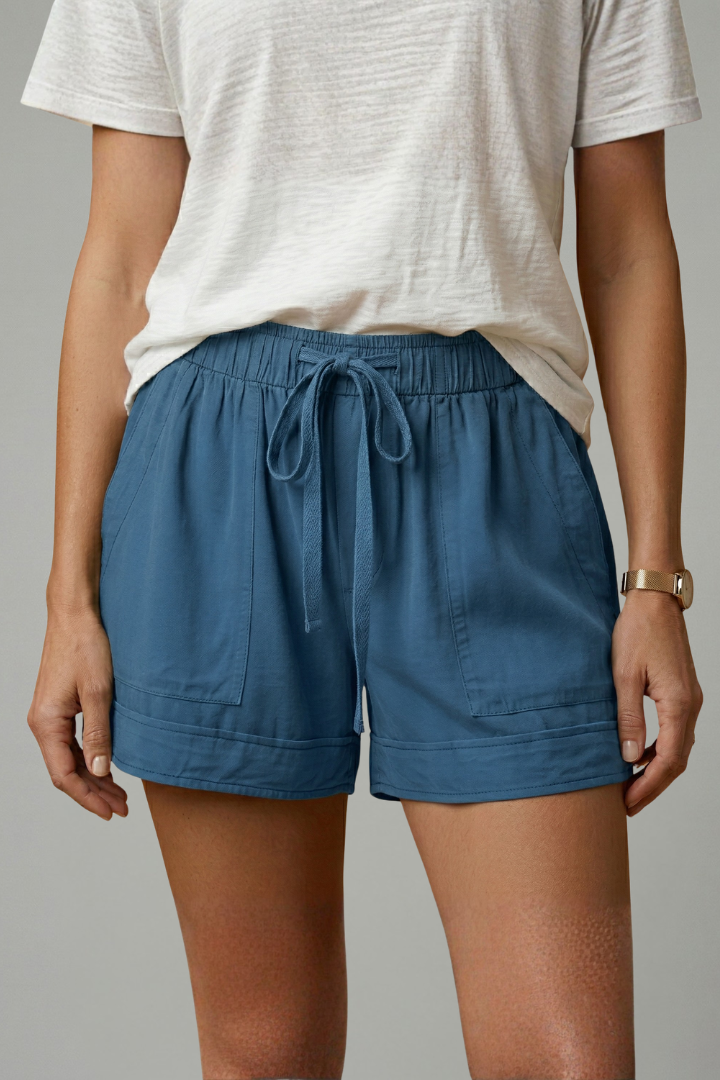 Thirielle | Dames Shorts met Trekkoord – Relaxte Pasvorm, Elastische Taille, Casual Zomershorts
