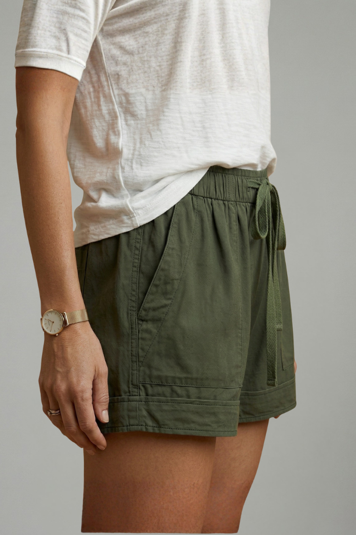 Thirielle | Dames Shorts met Trekkoord – Relaxte Pasvorm, Elastische Taille, Casual Zomershorts