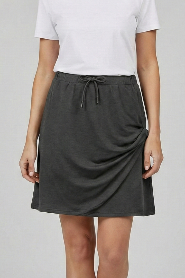 Zirella | Dames Skort – Rok met Trekkoord Taille en Ingebouwde Shorts, Casual Sportieve Minirok