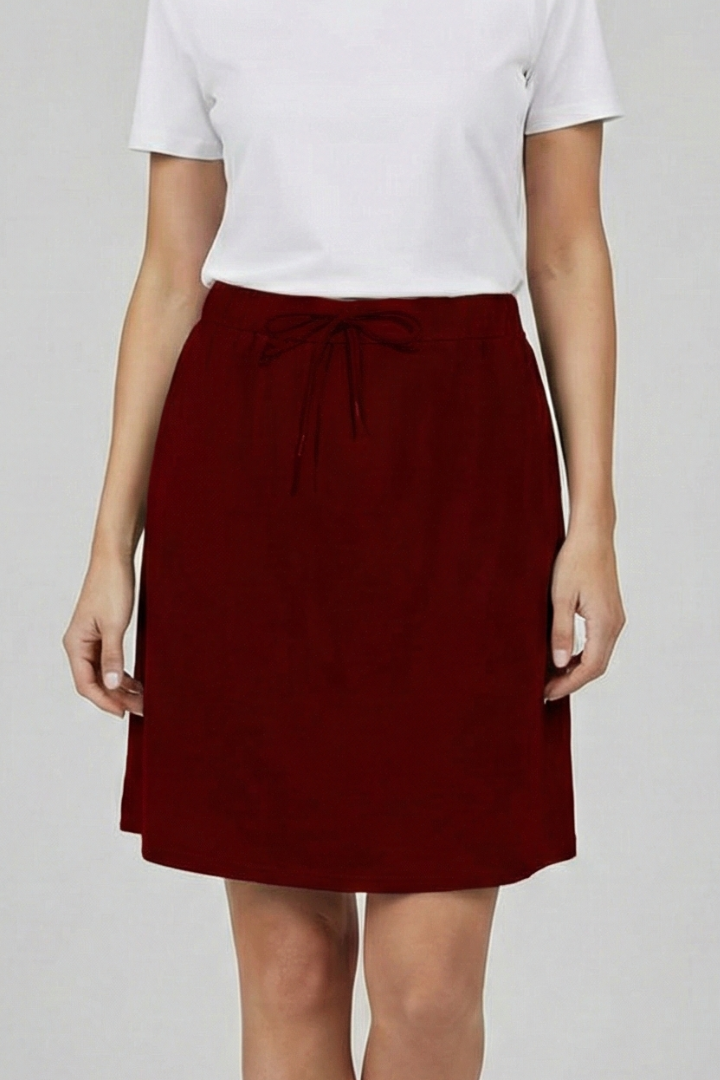 Zirella | Dames Skort – Rok met Trekkoord Taille en Ingebouwde Shorts, Casual Sportieve Minirok