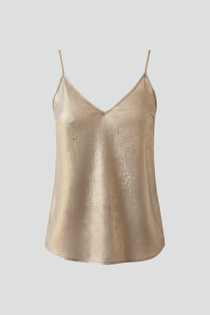 Virellea | V-hals camitop voor dames – spaghetti bandjes, mouwloze tanktop, casual zomerse basic