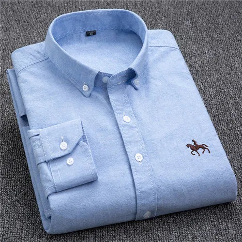 Rysand | Premium klassieke polo voor heren – Slim fit met lange mouwen, casual en gekleed