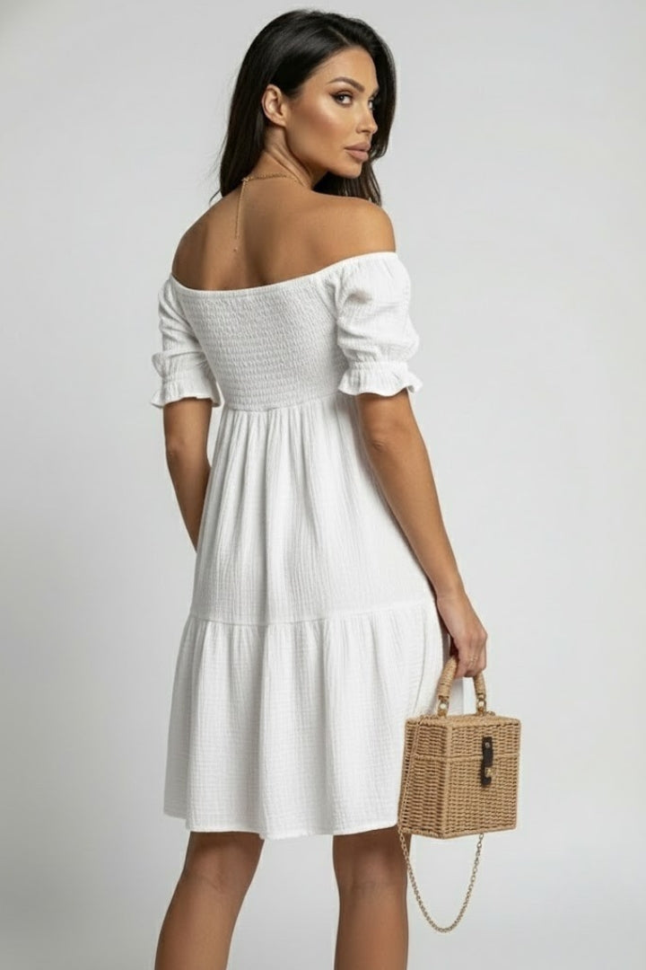 Iira | Zomerse boho-jurk voor dames – Elegante midi-jurk